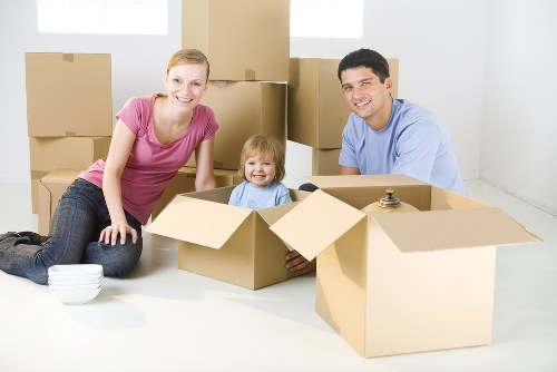 Furniture removal team handling a local move in Paddington