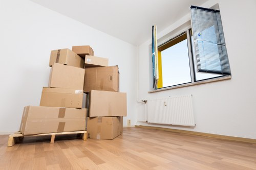 Furniture loading for a Paddington removal job near central London streets