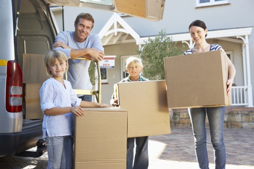 Packing office furniture and equipment for a Paddington business relocation