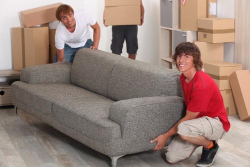 Closing legal terms page for a UK man and van service