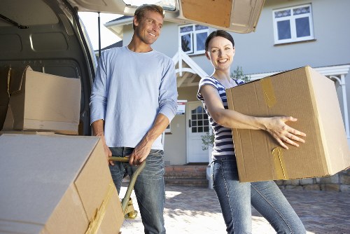 Careful handling of boxes and furniture during a Paddington move